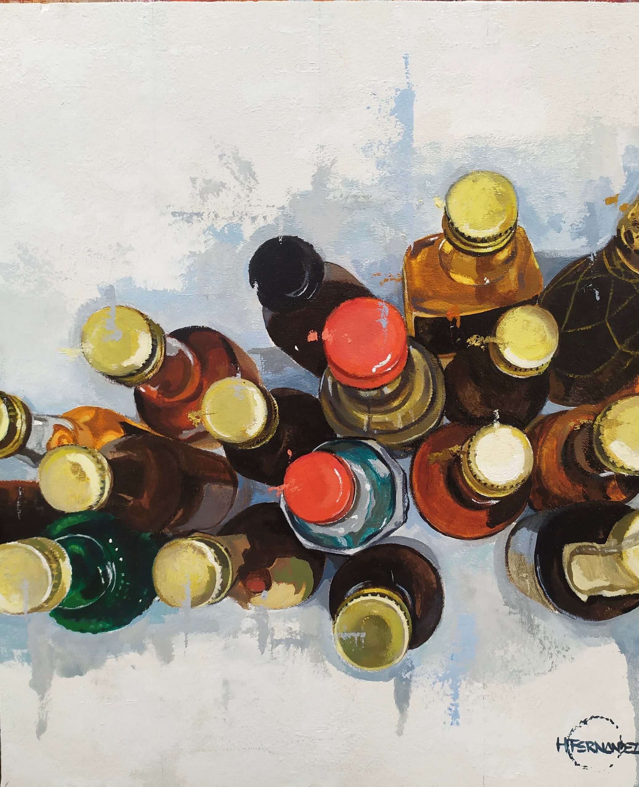 SMALL BOTTLES - Painting